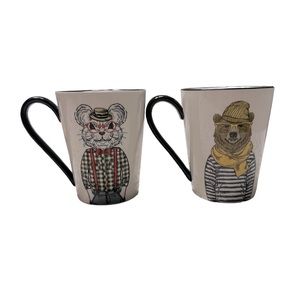 Signature Animal Mug 2-Piece Set
